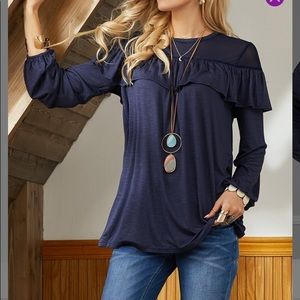 COPY - Navy Blouse